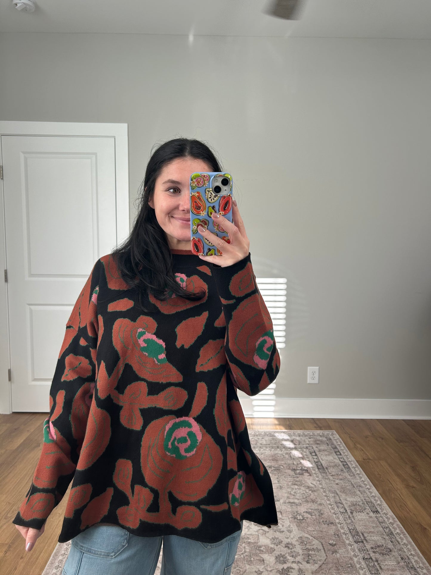 Harvest Poppy Sweater