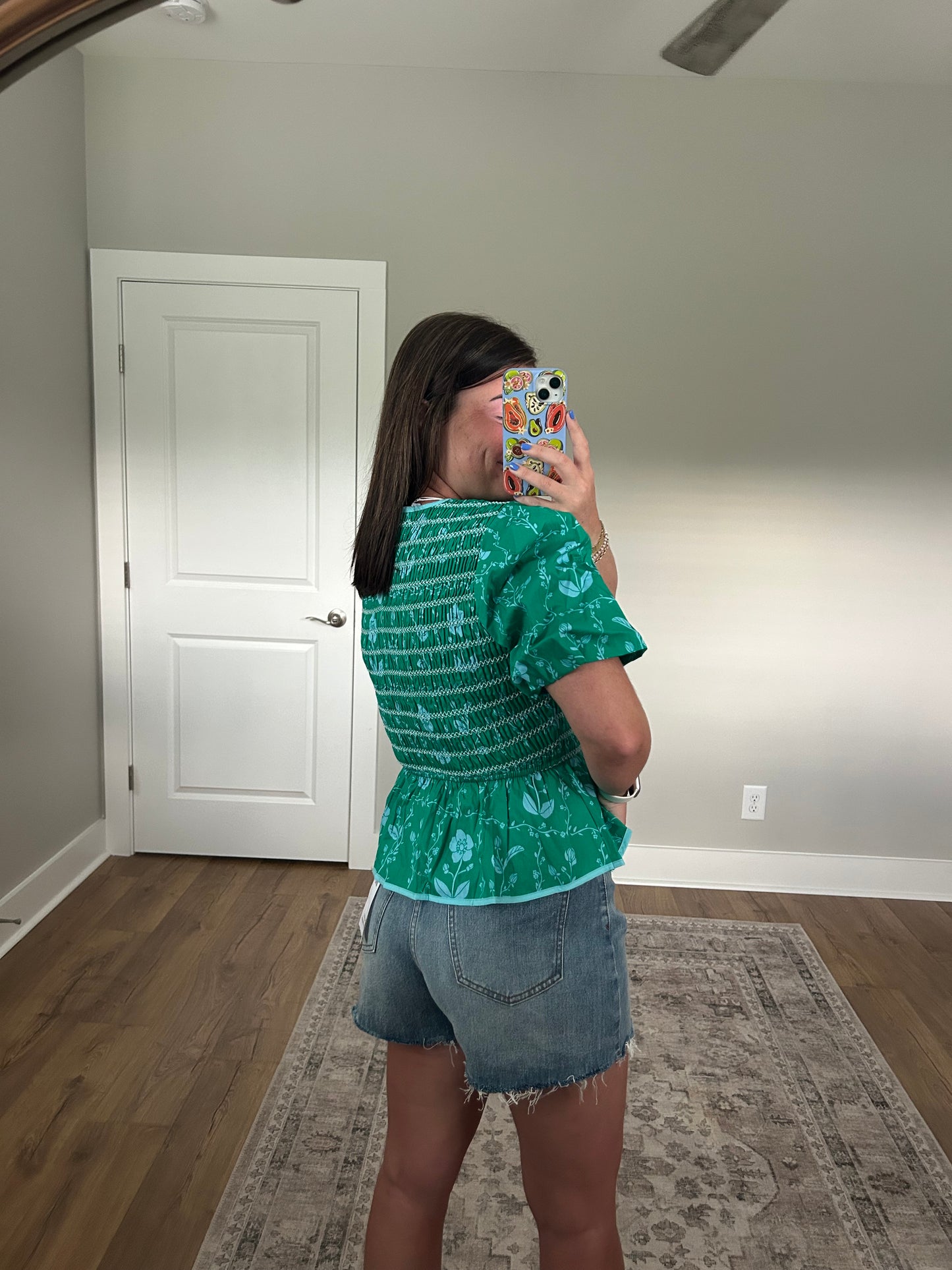 Baker Smocked Top