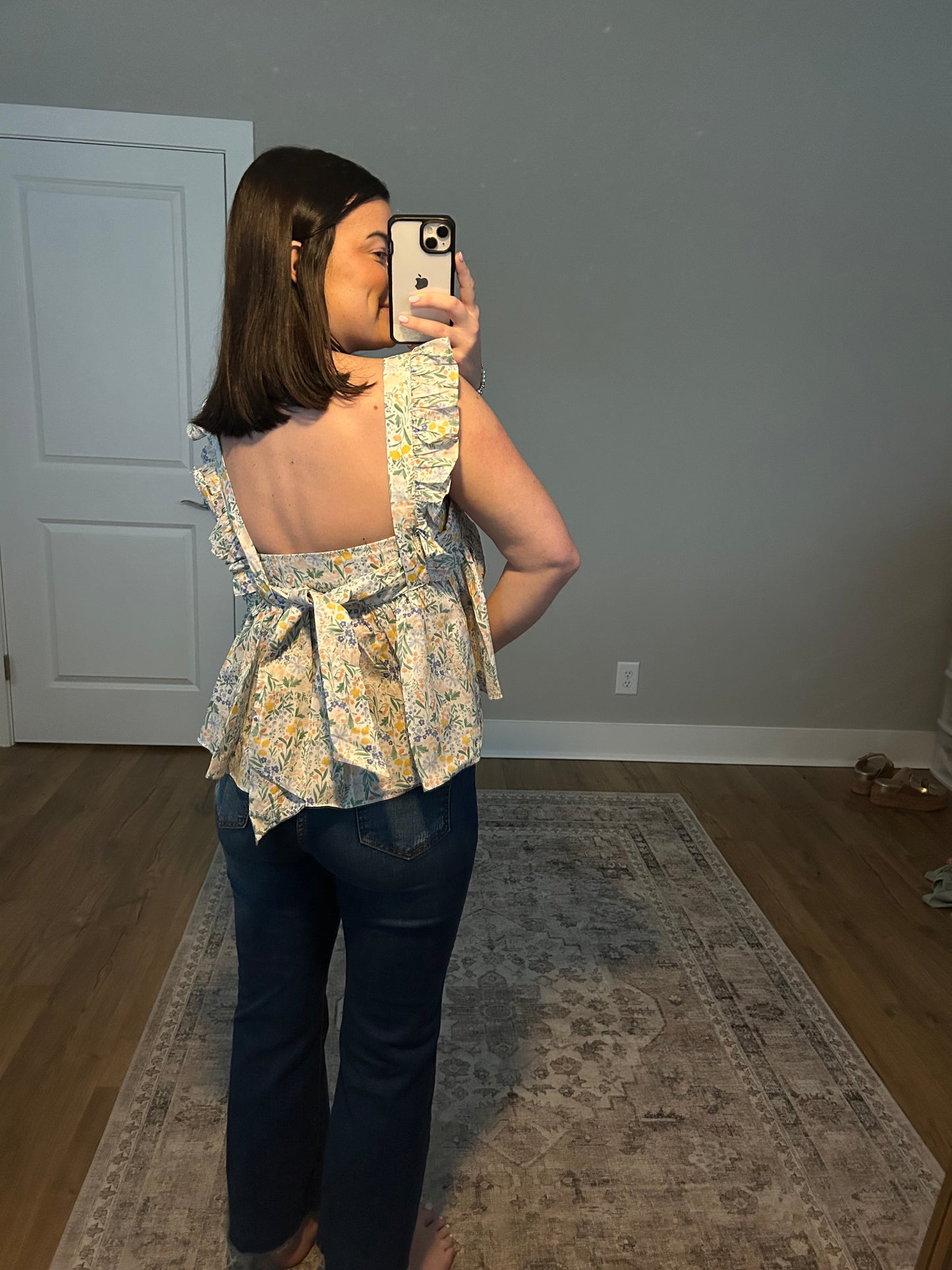 Spring Peplum Blouse