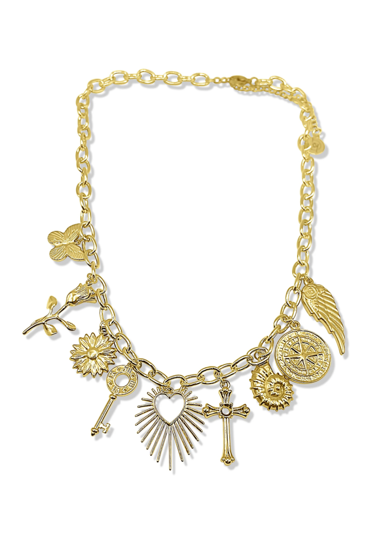 Gold Charm Necklace