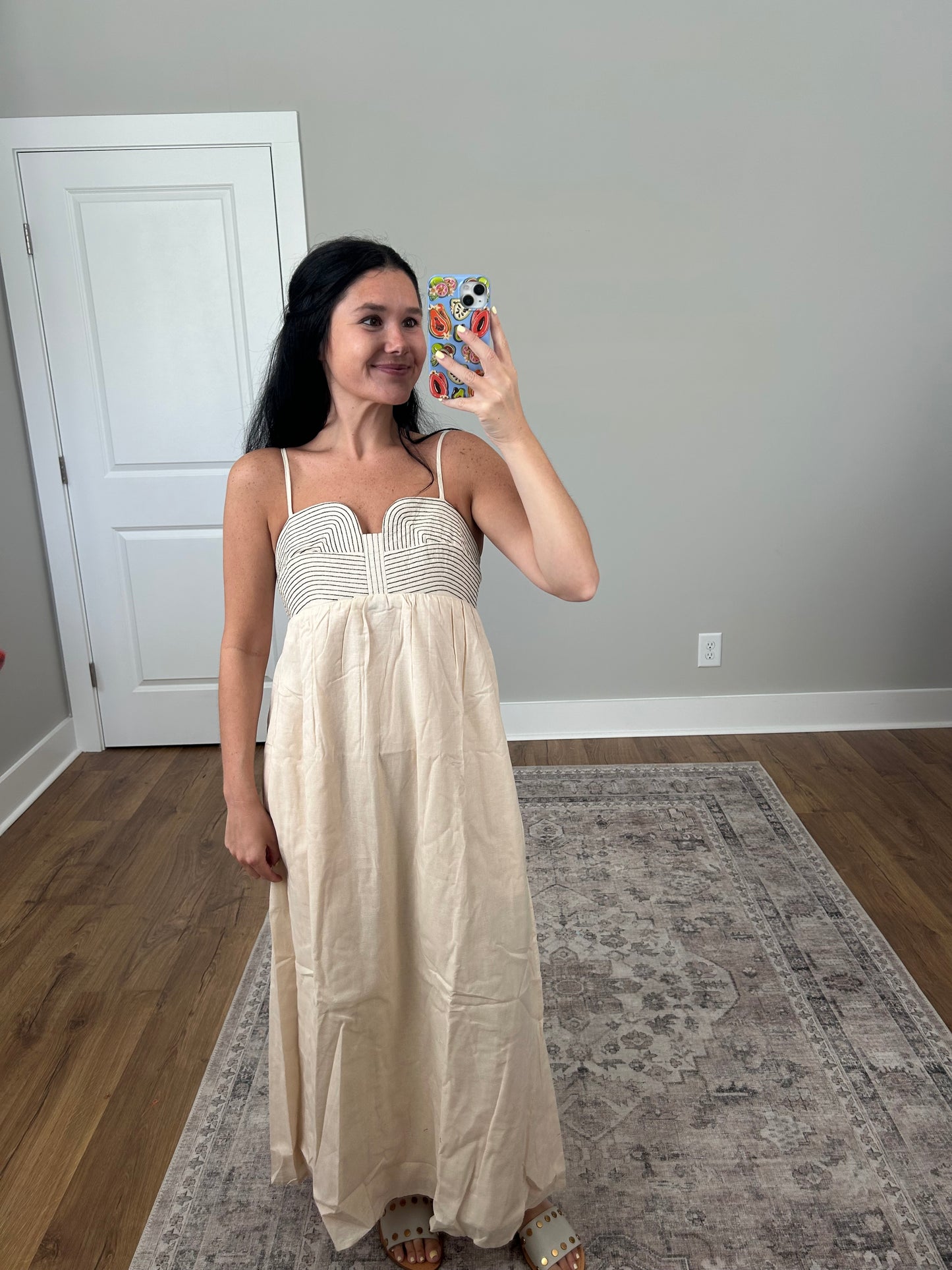 Sandy Swirl Detail Maxi