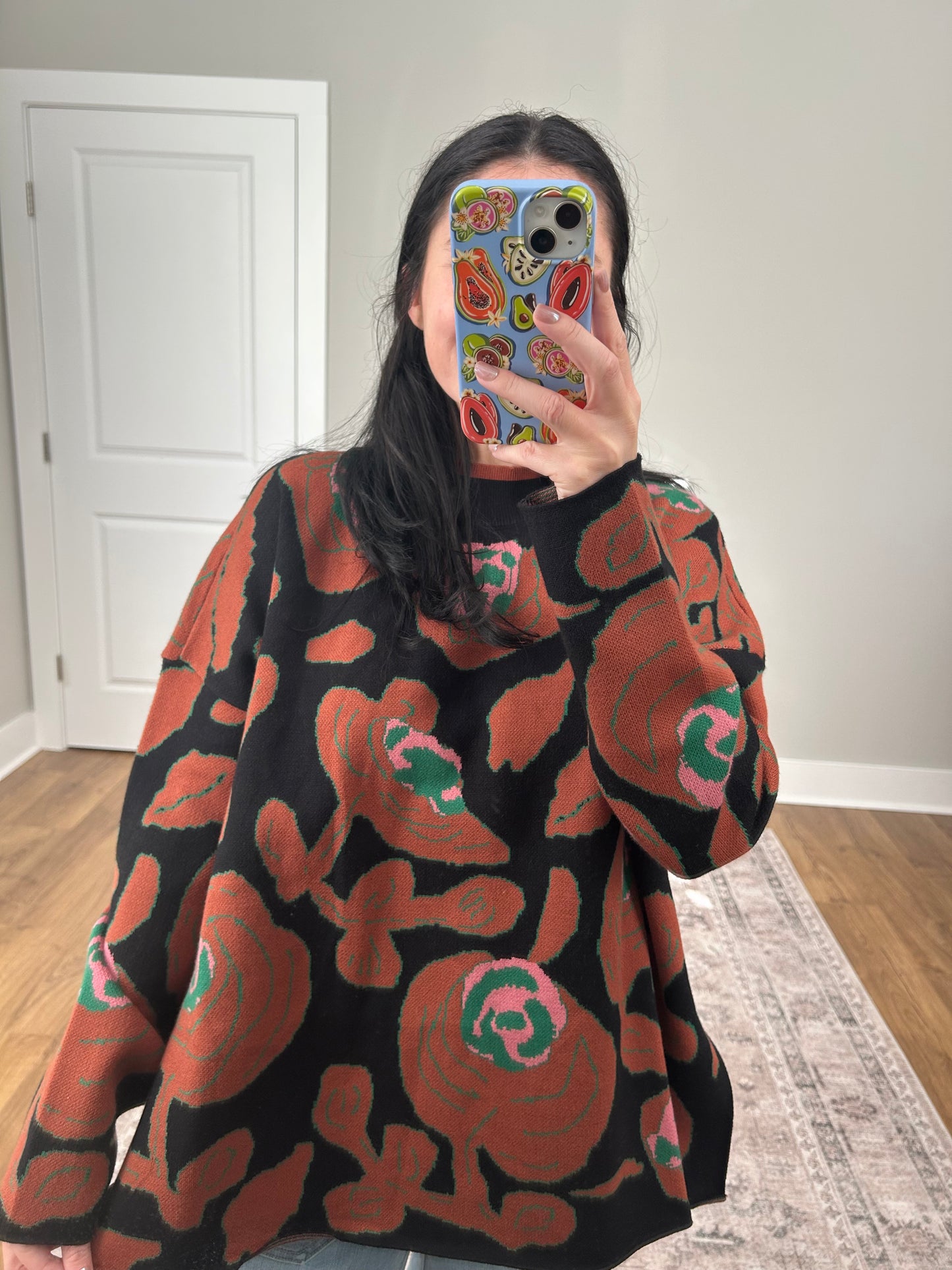 Harvest Poppy Sweater