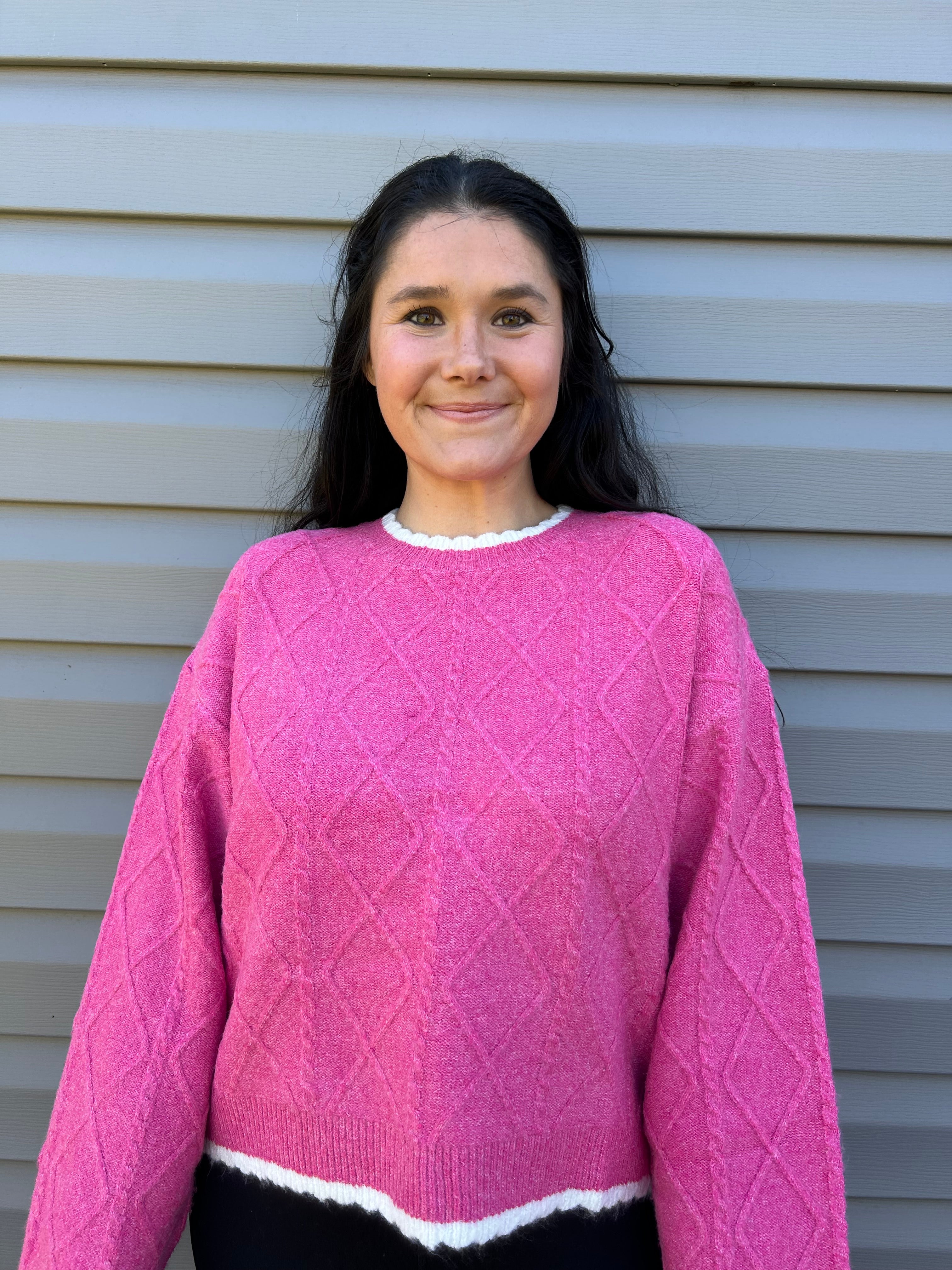Cable Knit Cropped Sweater The 214 cable-knit-cropped-sweater-the-214