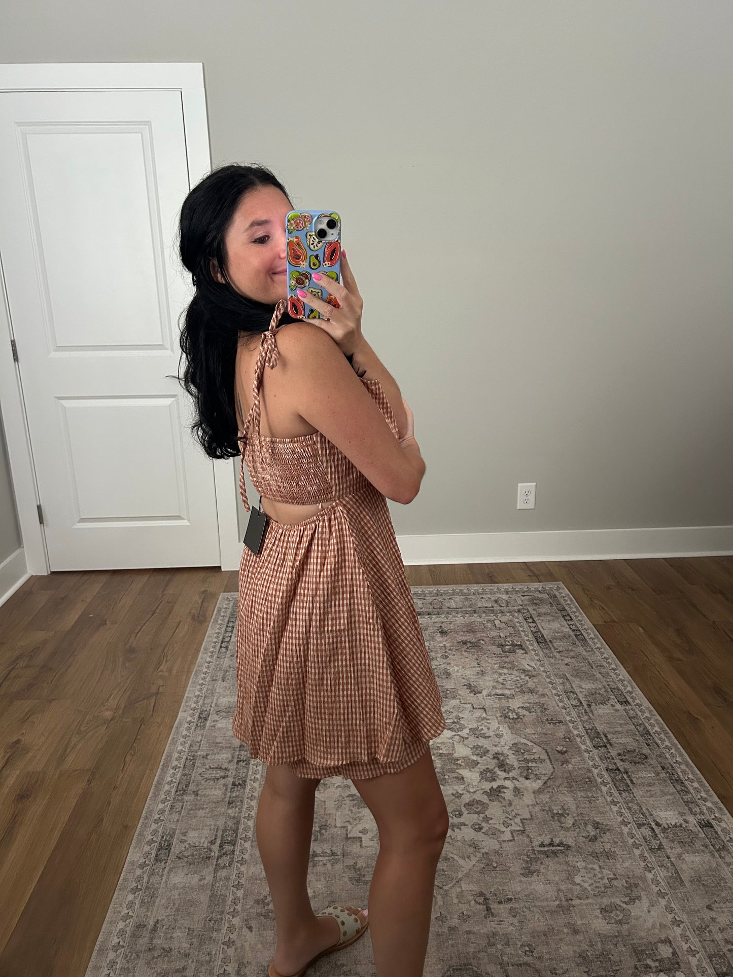 Tillman Gingham Romper