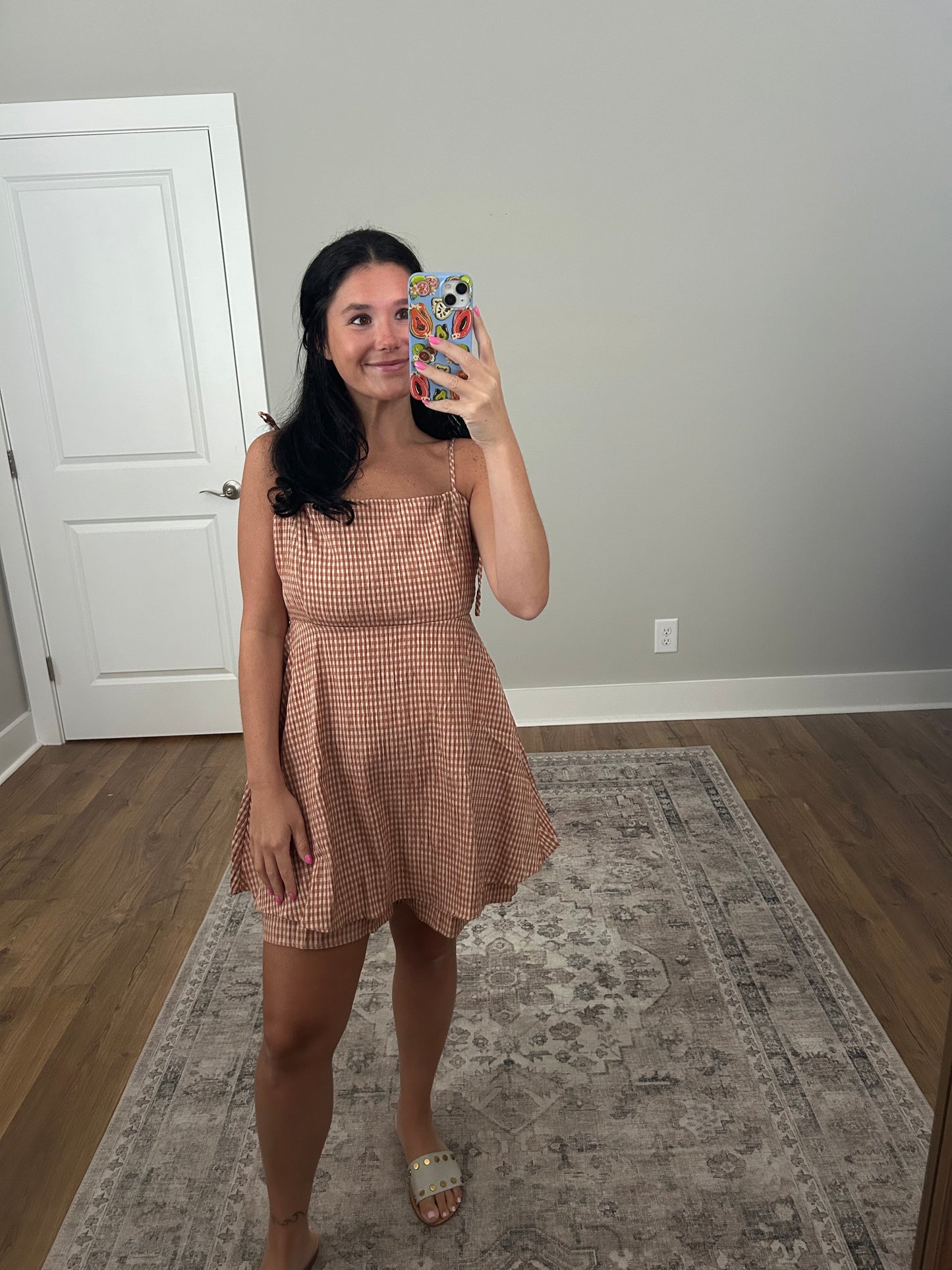 Tillman Gingham Romper