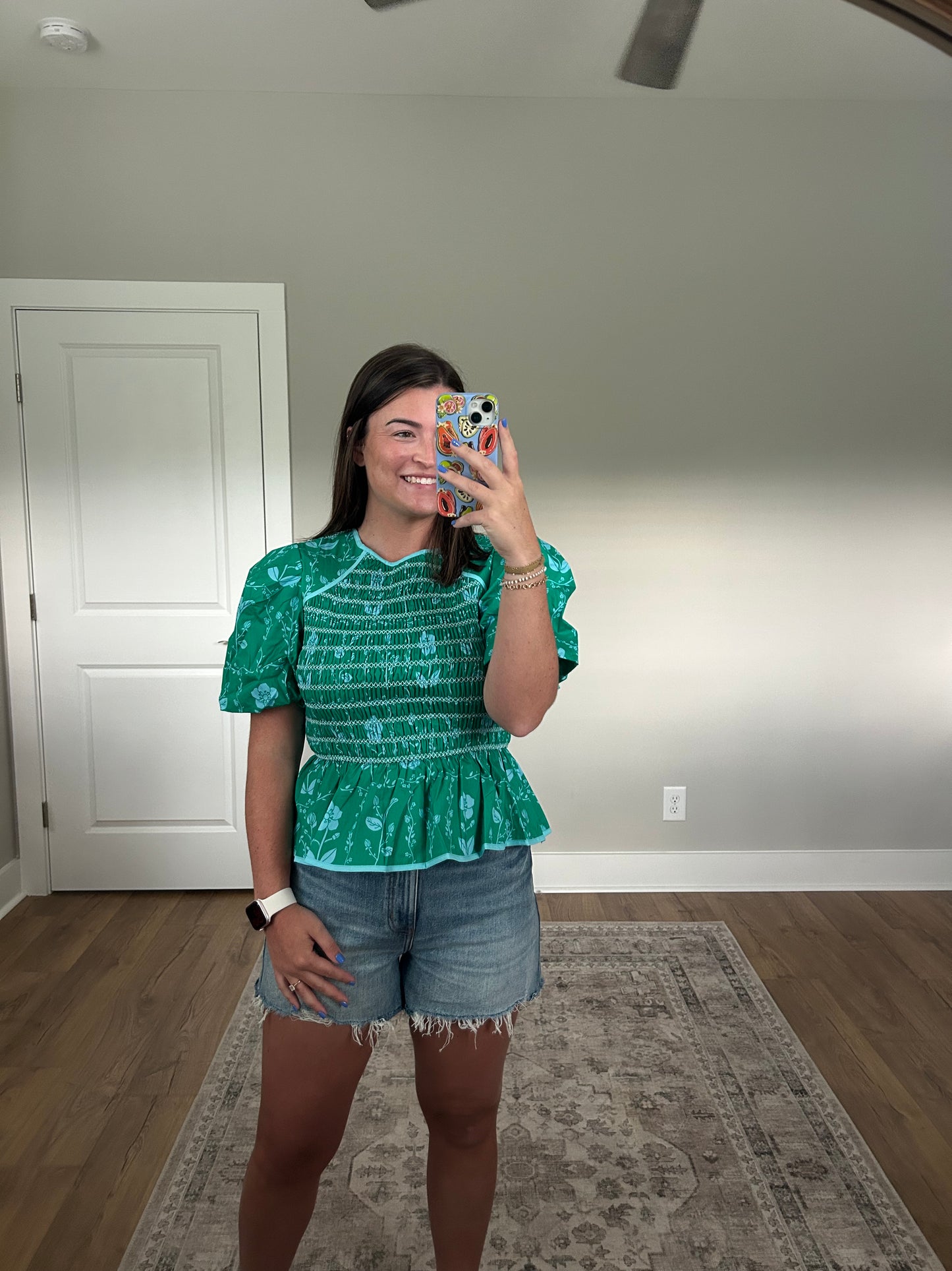 Baker Smocked Top