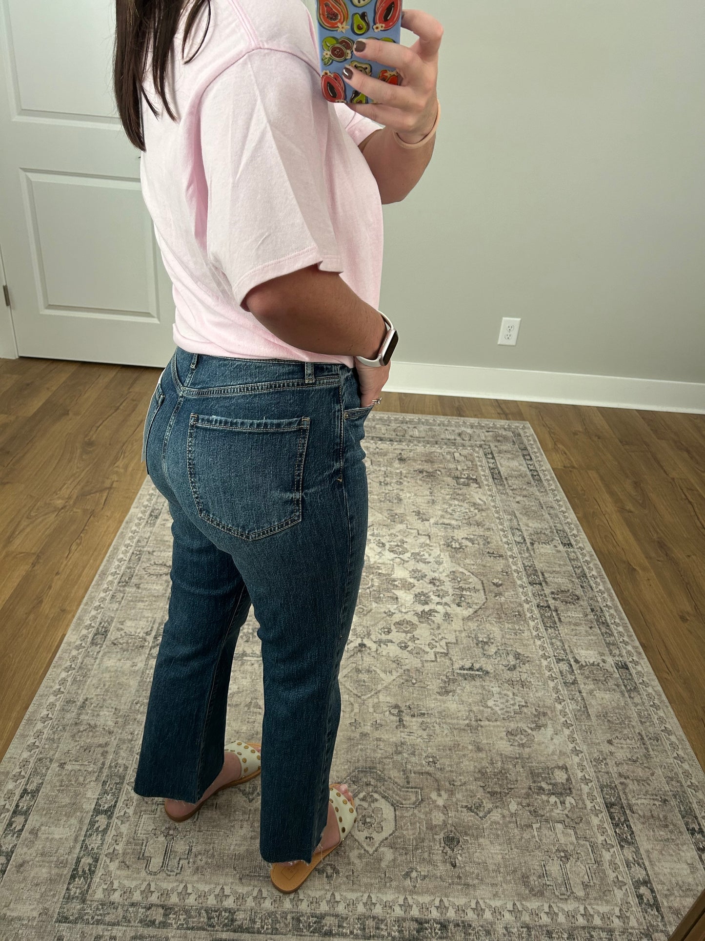 DAZE Raw Hem Crop