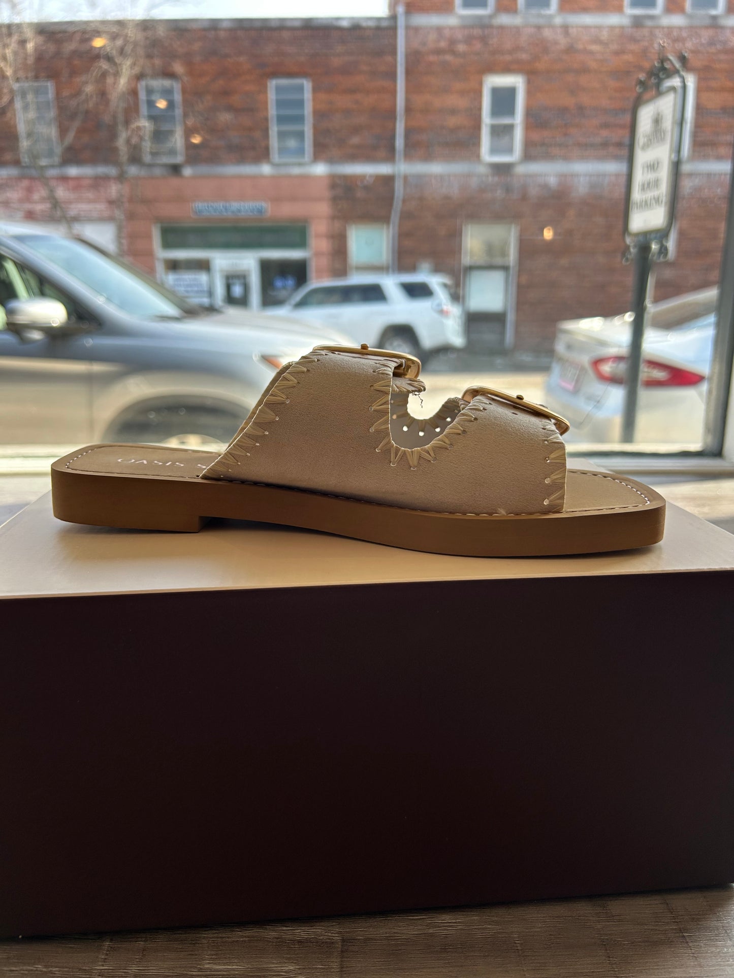 Double Buckle Sandal