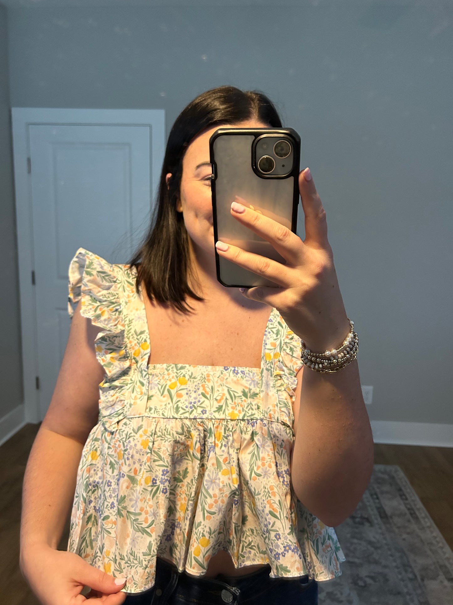 Spring Peplum Blouse
