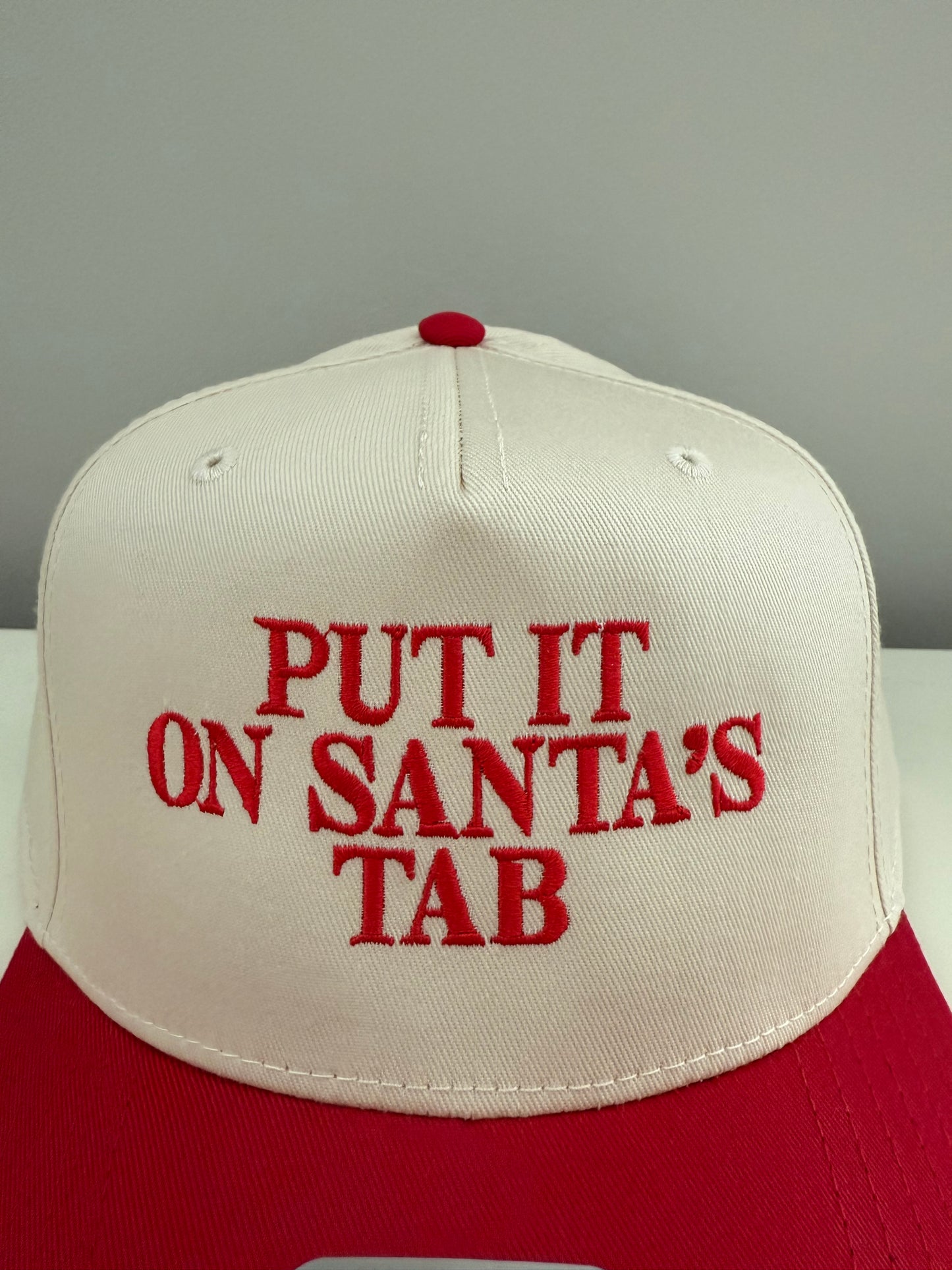 Put It On Santa’s Tab- Holiday Hat