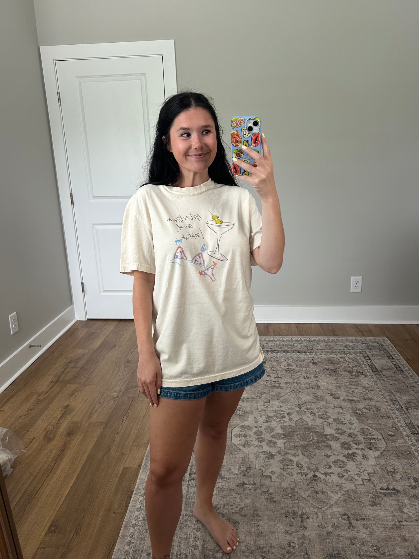 Oversized Martinis & Bikinis Tee
