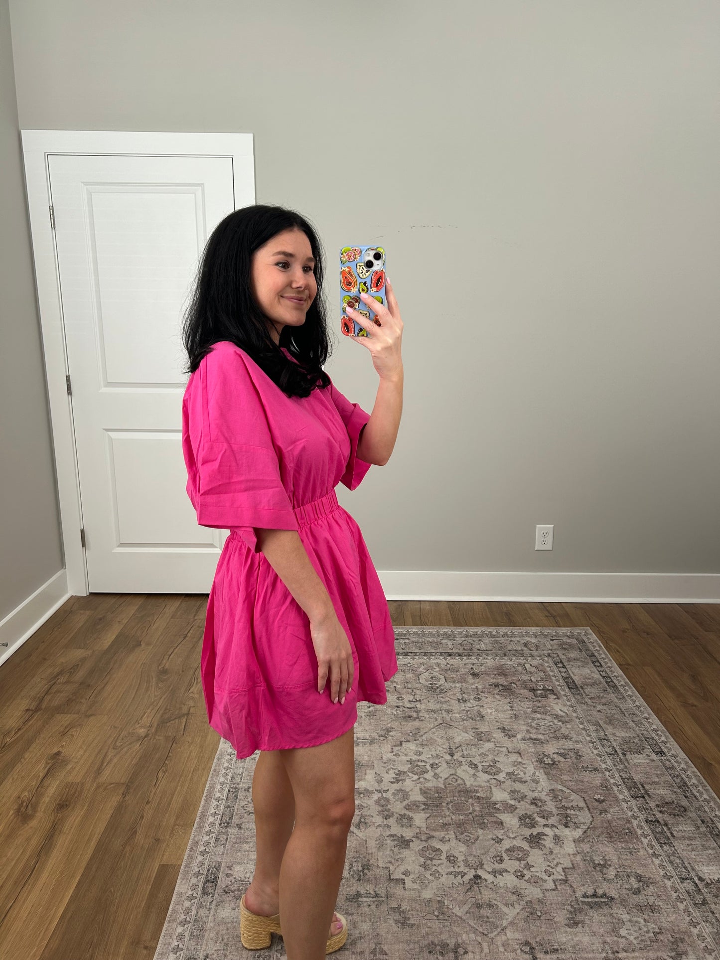 Open Back Mini Dress
