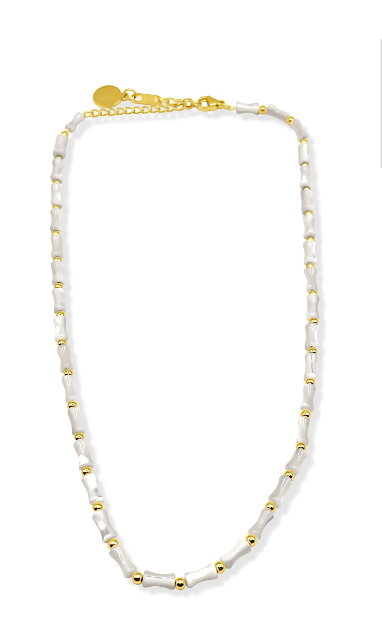 White & Gold Necklace