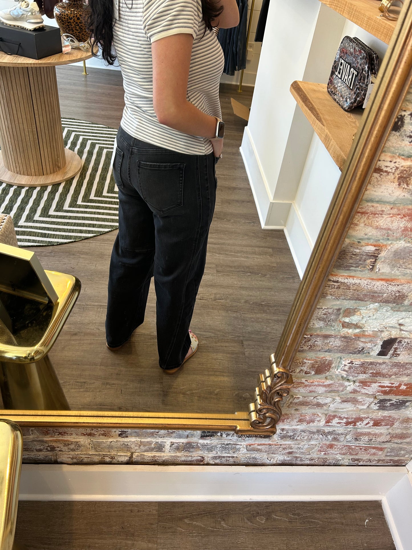 Black Barrel Jean