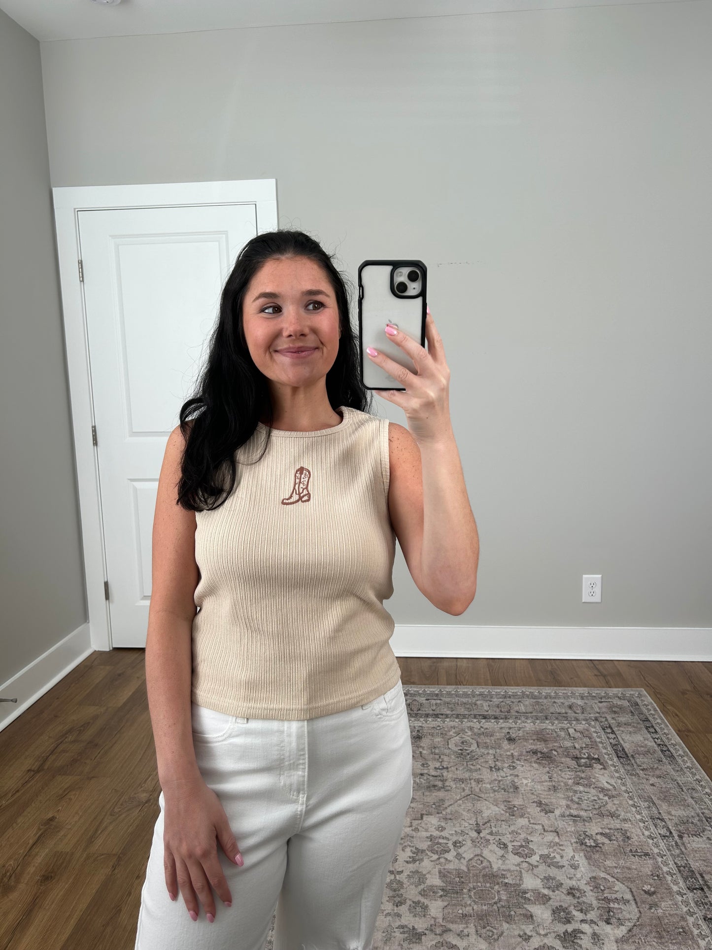 Cowboy Ribbed Tank