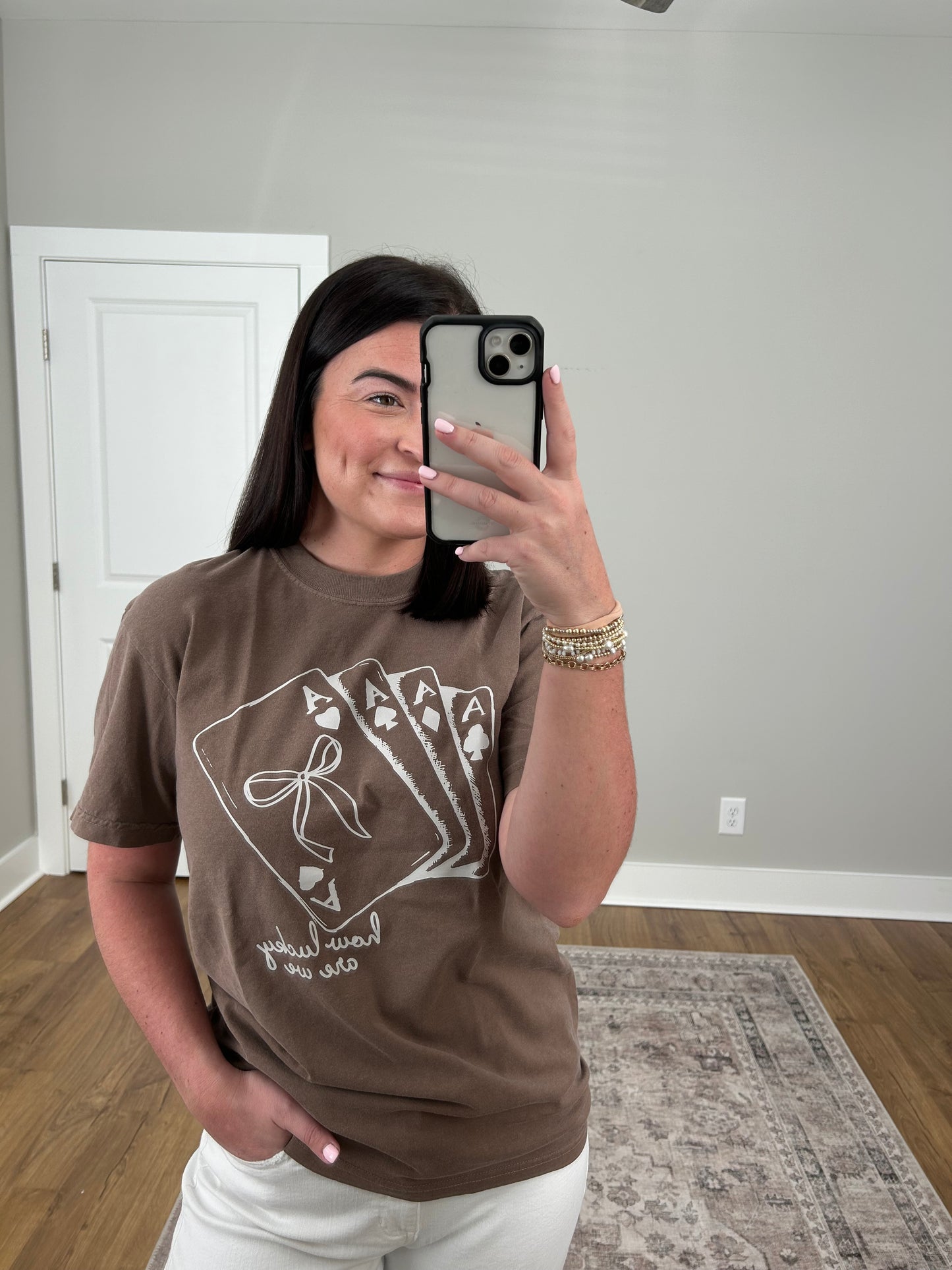How Lucky Are We Graphic Tee