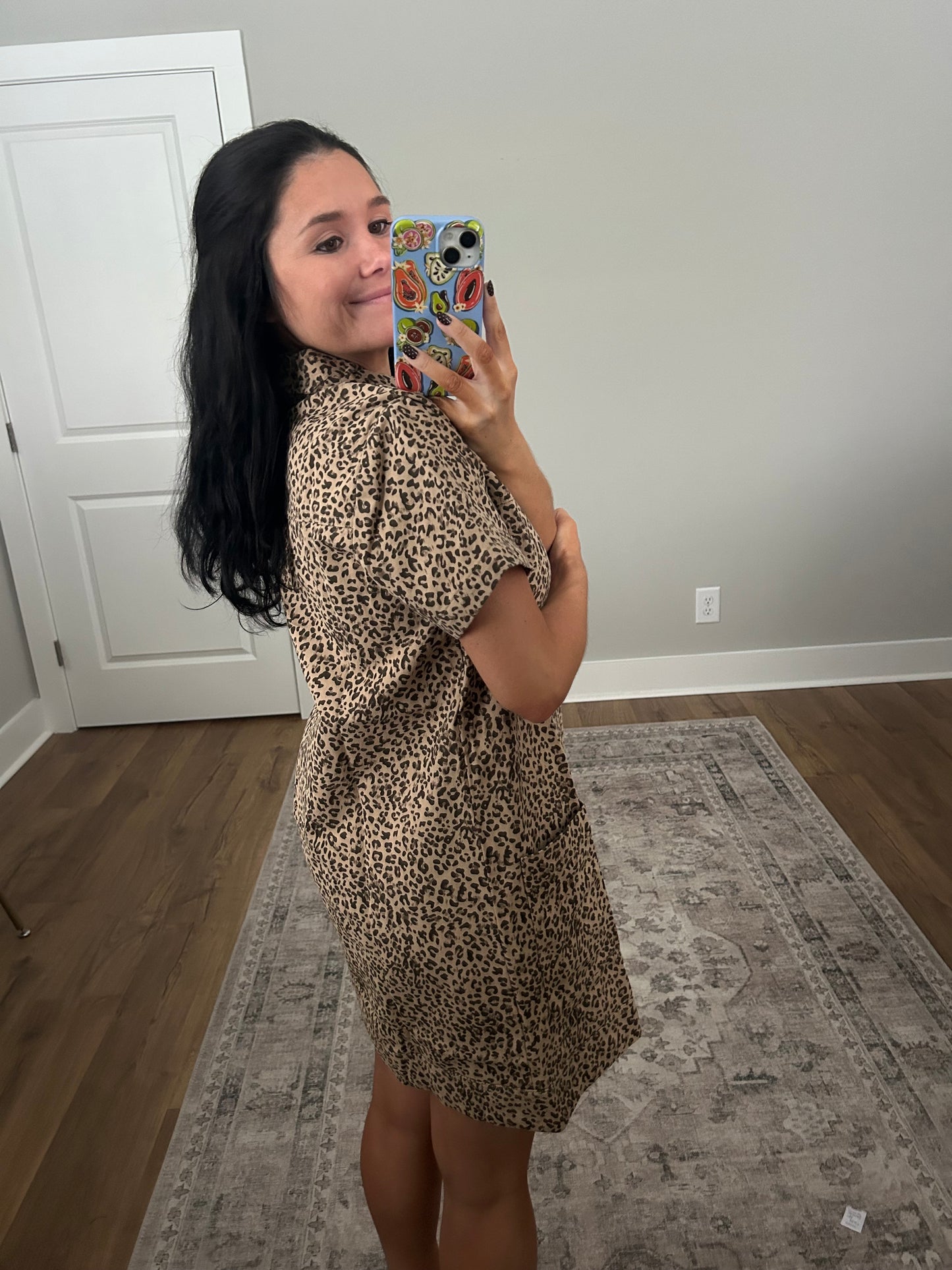 The Lacey Leopard Dress