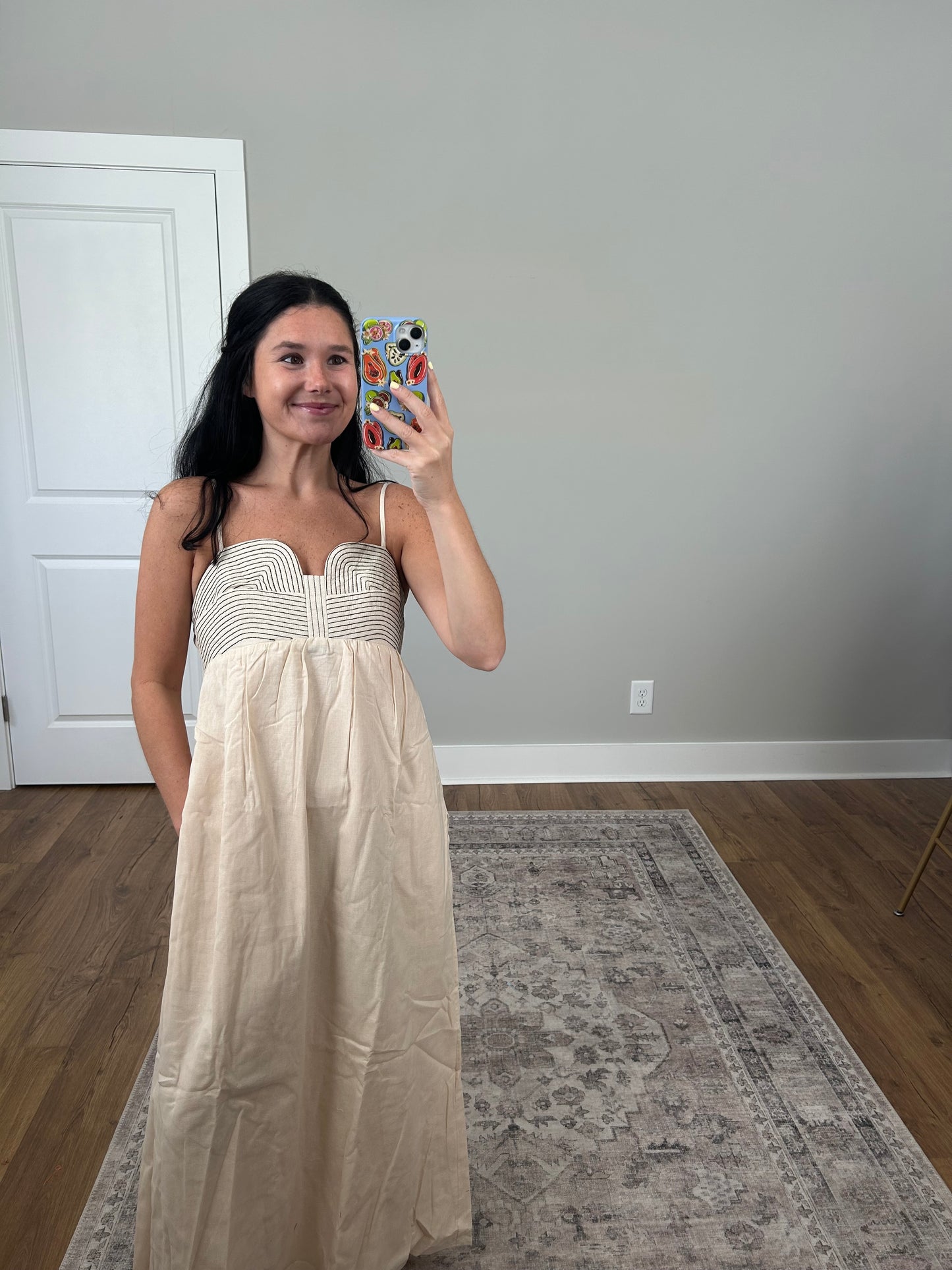 Sandy Swirl Detail Maxi