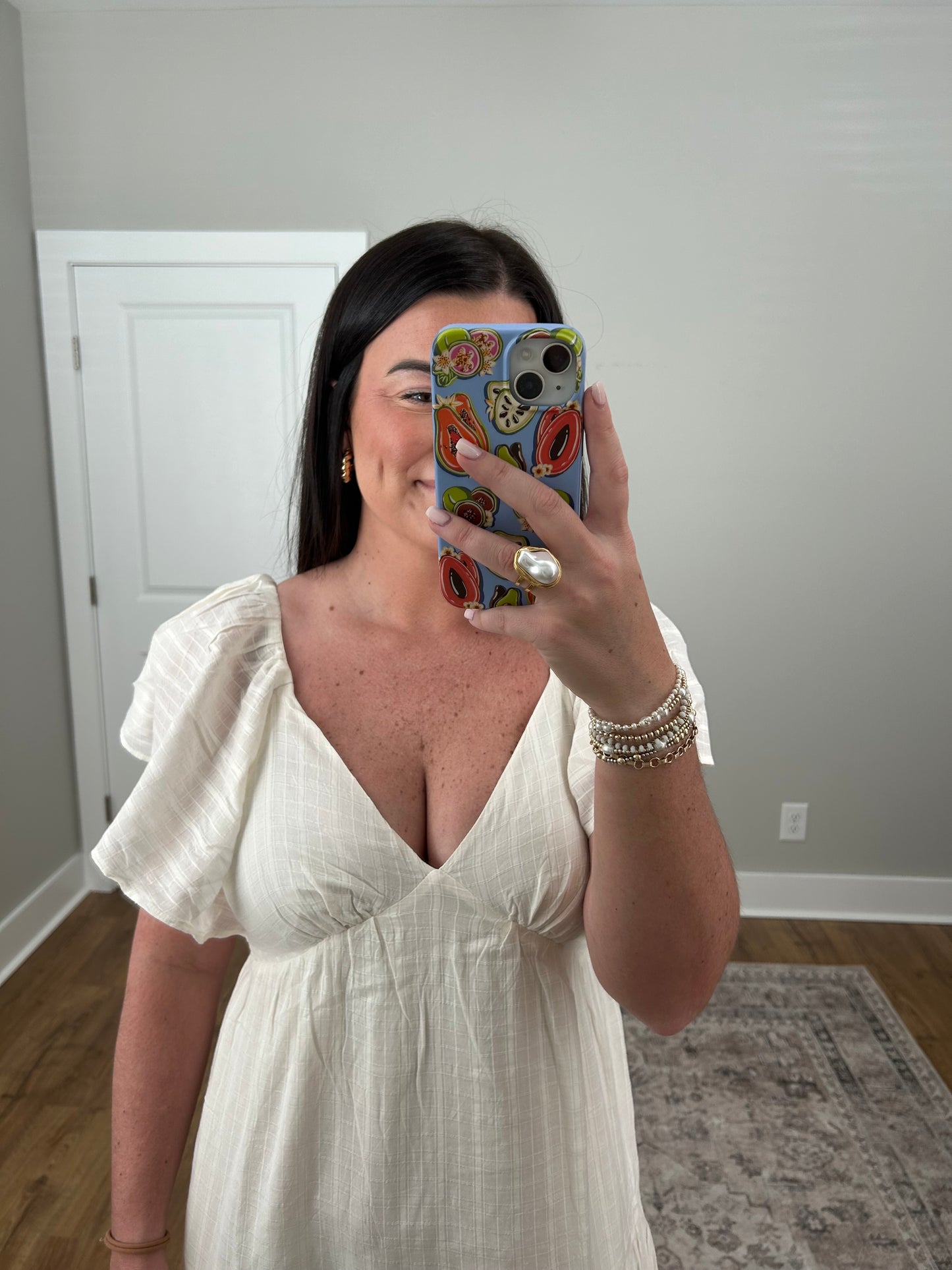 Ivory Boho Maxi Dress