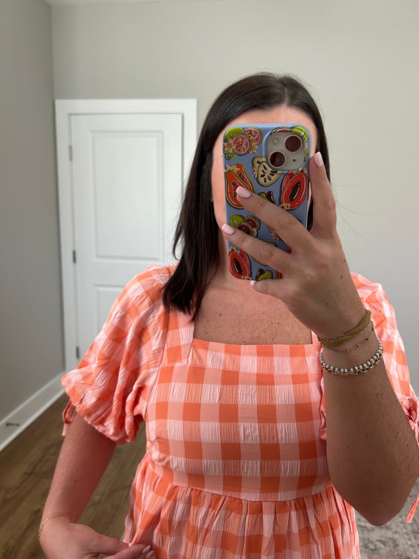Chloe Checkered Maxi