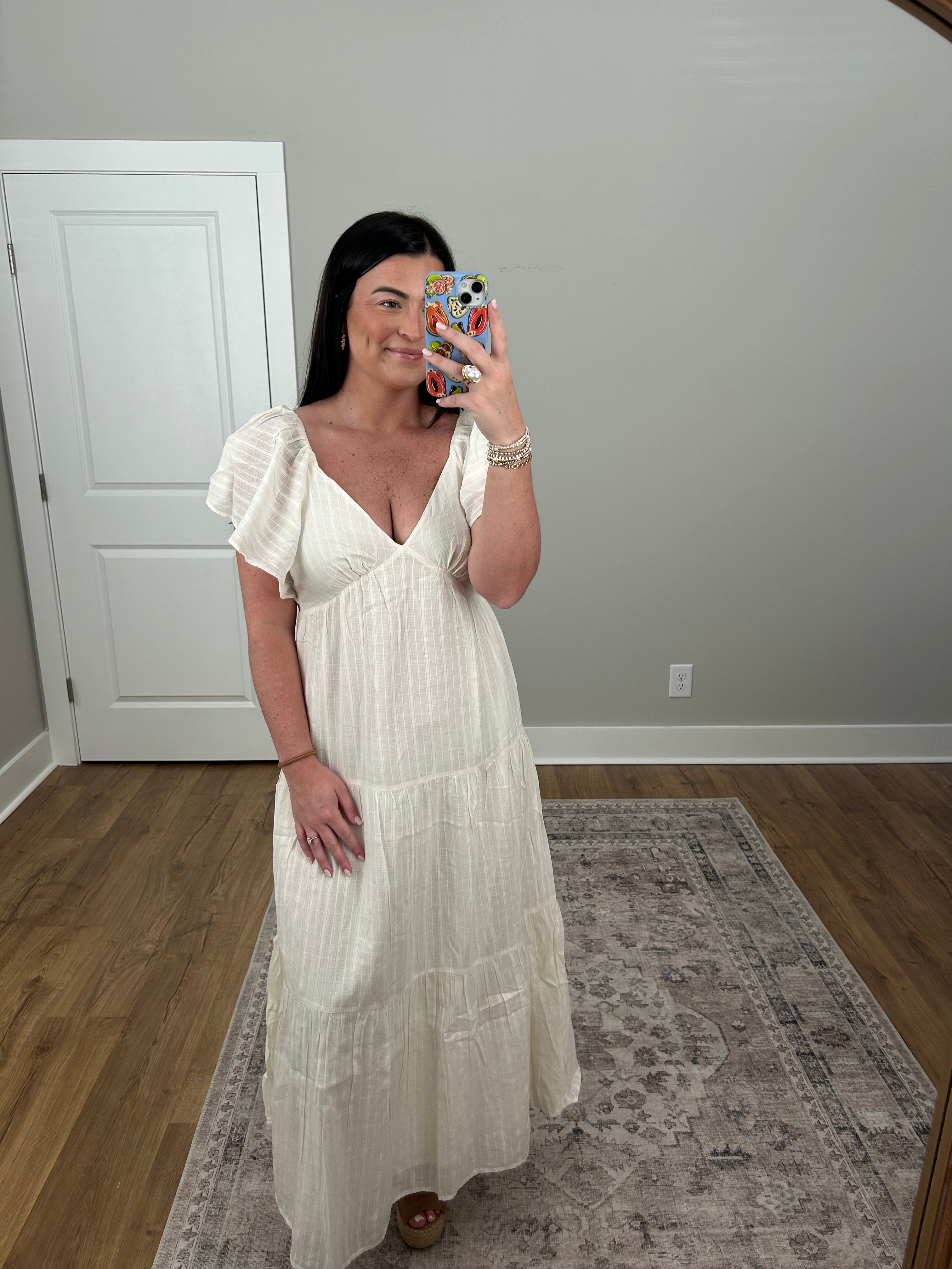 Ivory Boho Maxi Dress The 214 Ivory Boho Maxi Dress The 214