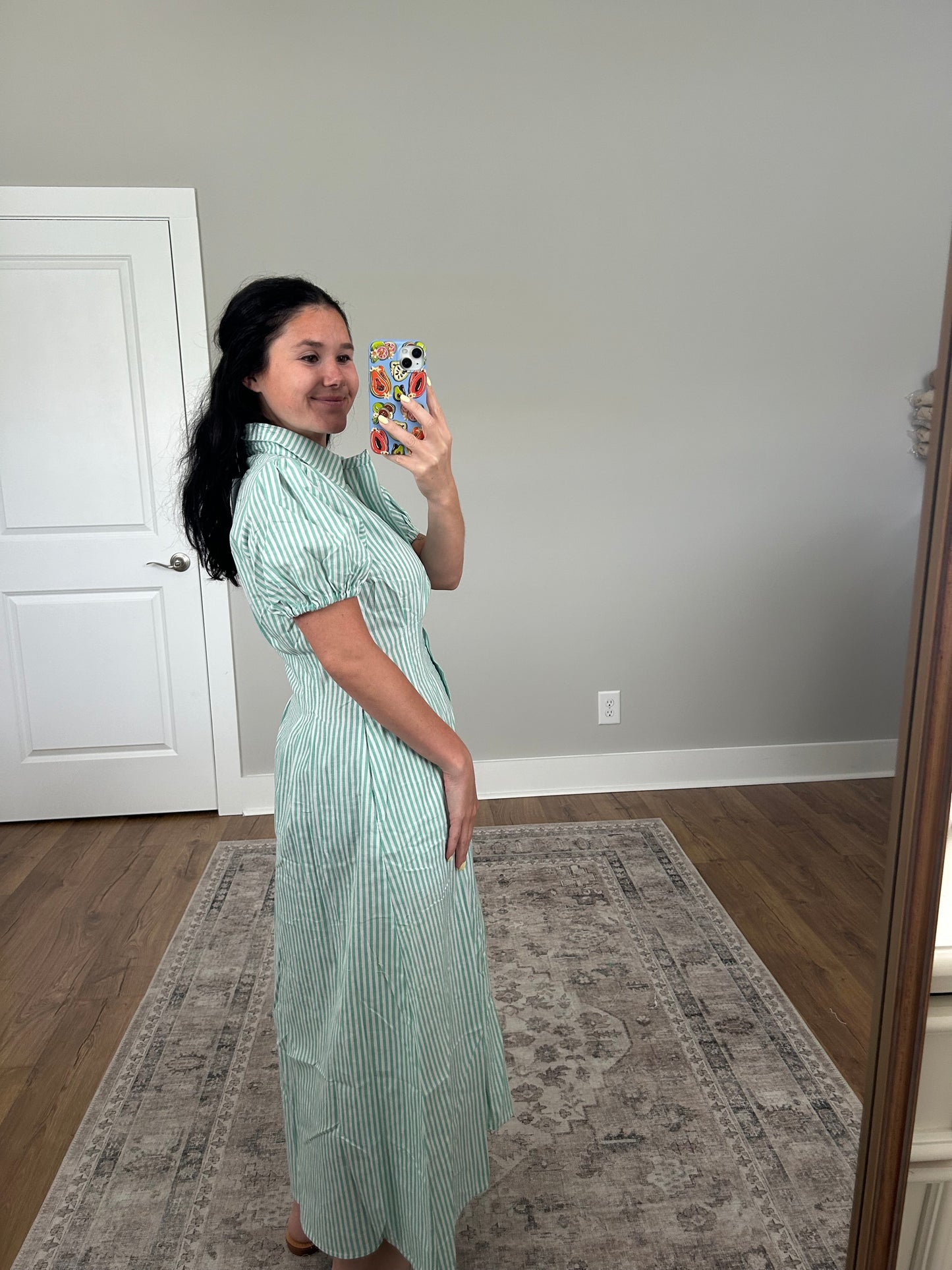 Georgia Striped Collared Dress