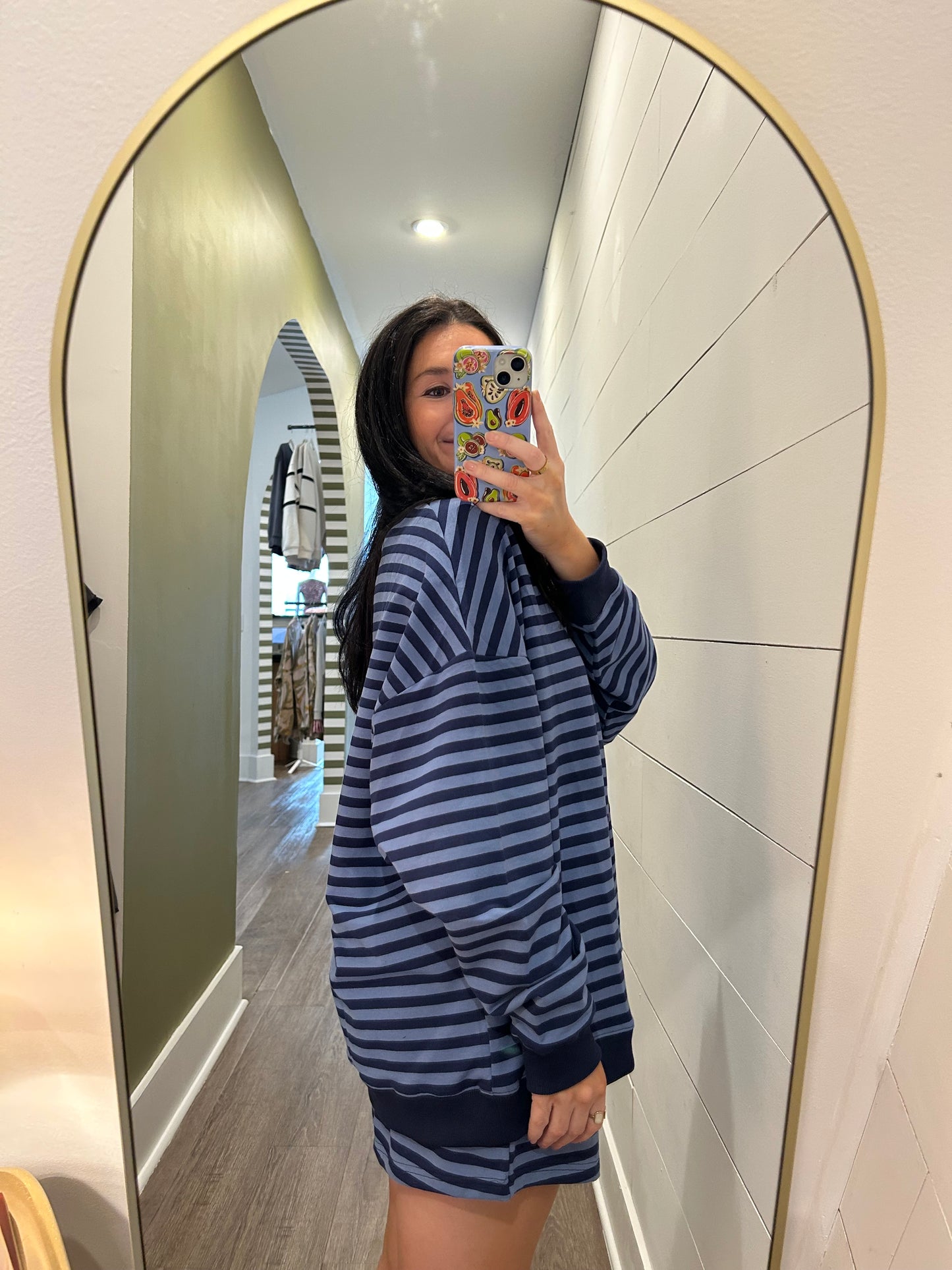 Navy & Blue Long Sleeve Set