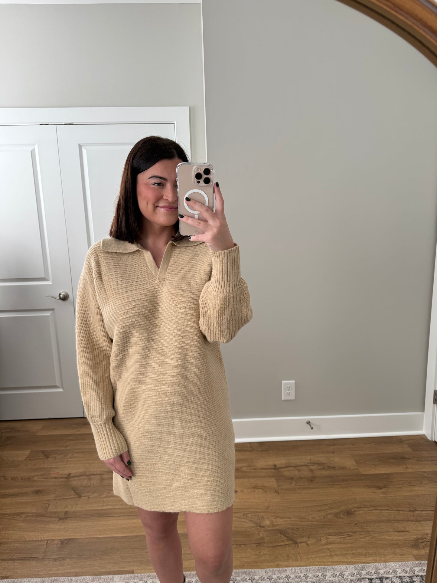 Ribbed Sweater Dress