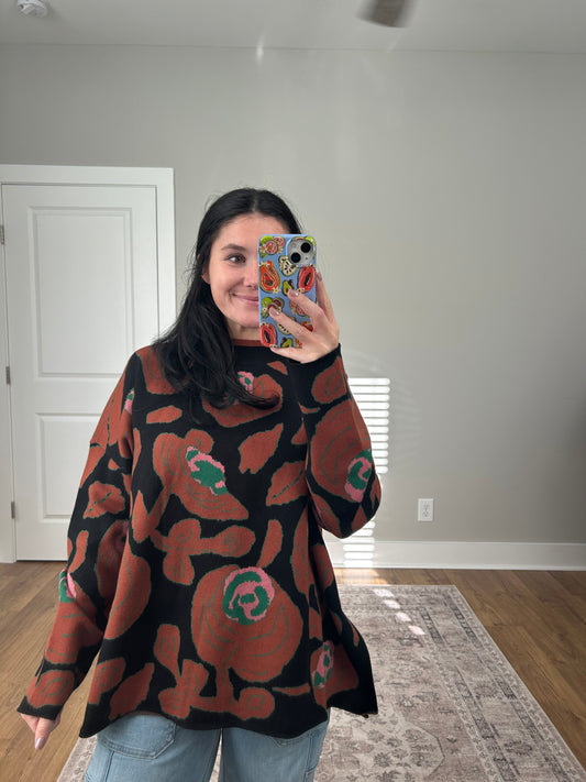 Harvest Poppy Sweater