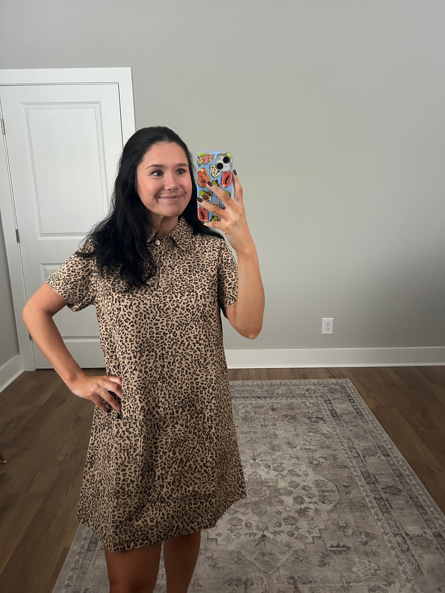The Lacey Leopard Dress