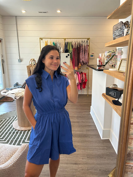 Cobalt Breeze Dress