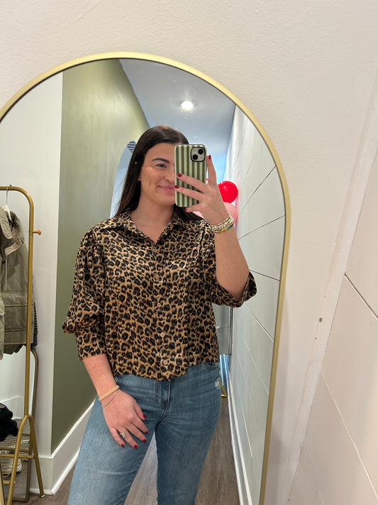 The Annie Cheetah Top