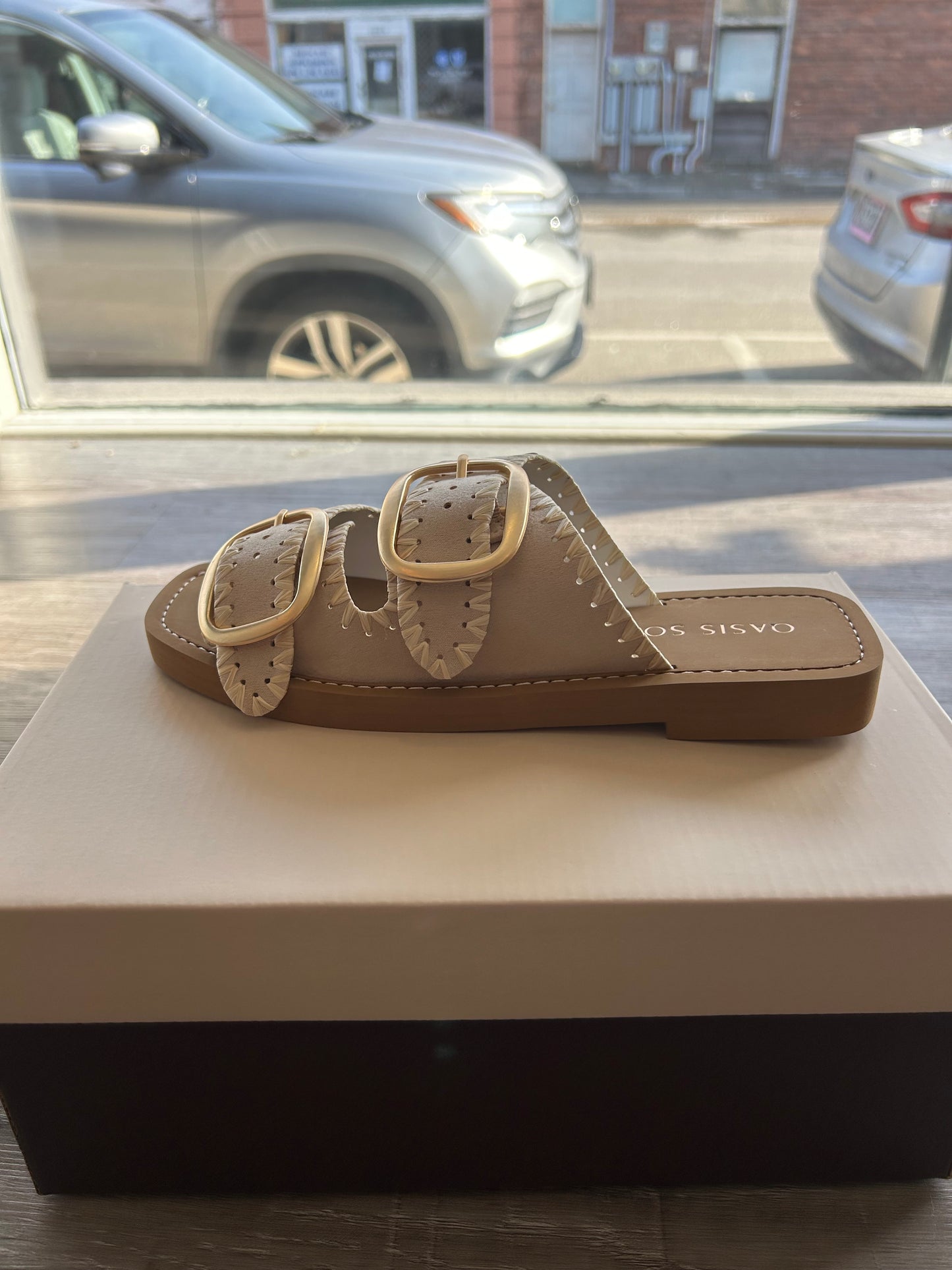 Double Buckle Sandal