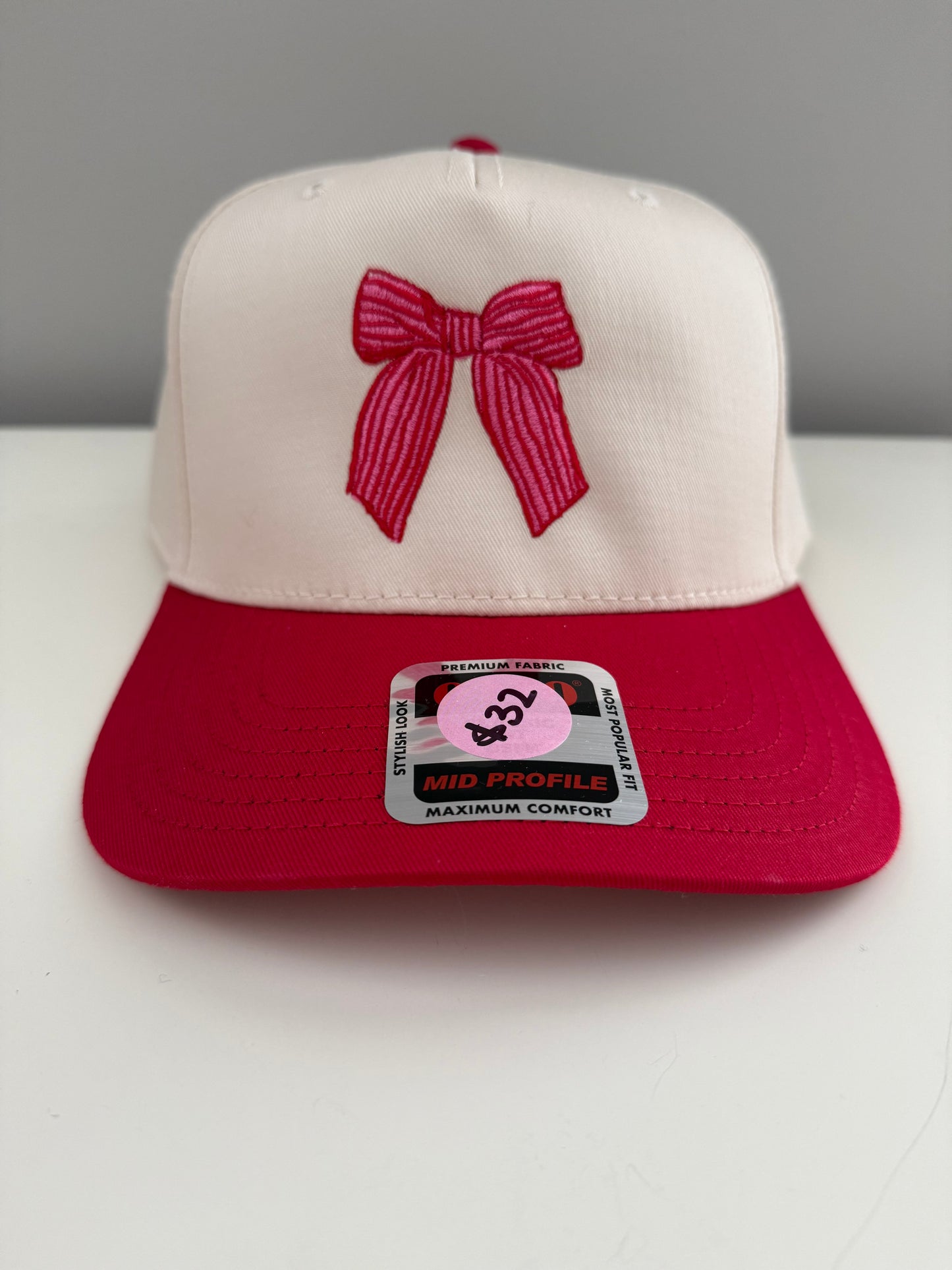 Bow Holiday Hat