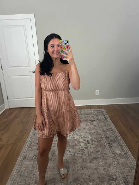 Tillman Gingham Romper