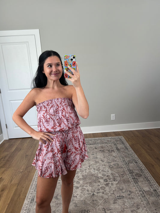 Lexi Tube Top Romper