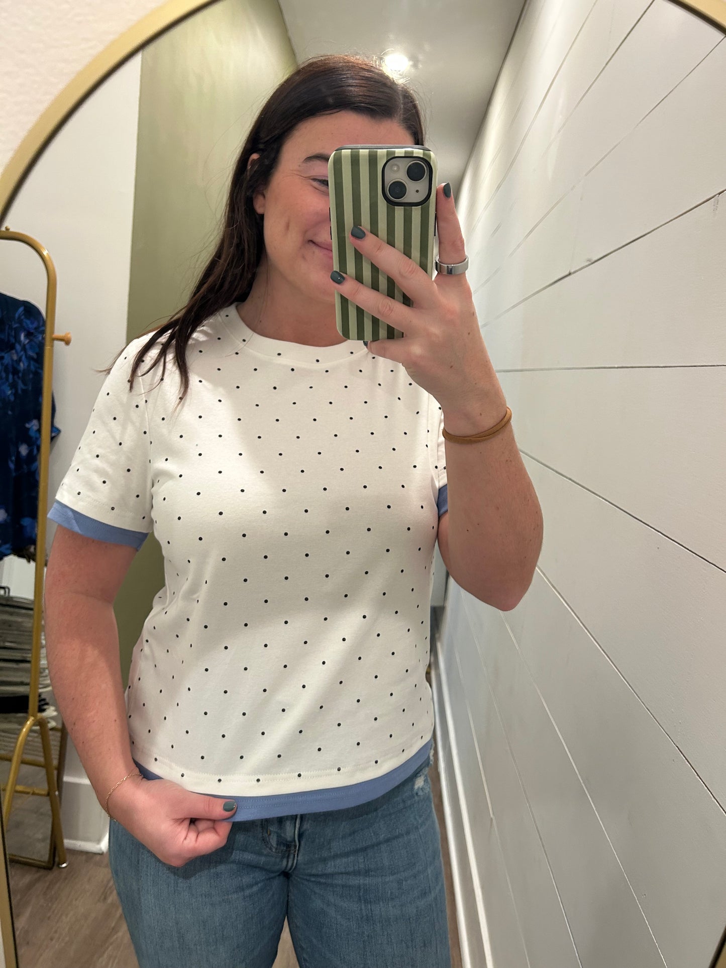 Something Blue Dot Tee