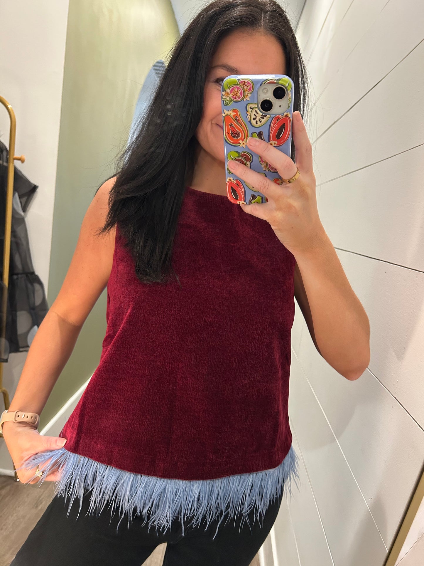 Noel Feather Top - THML