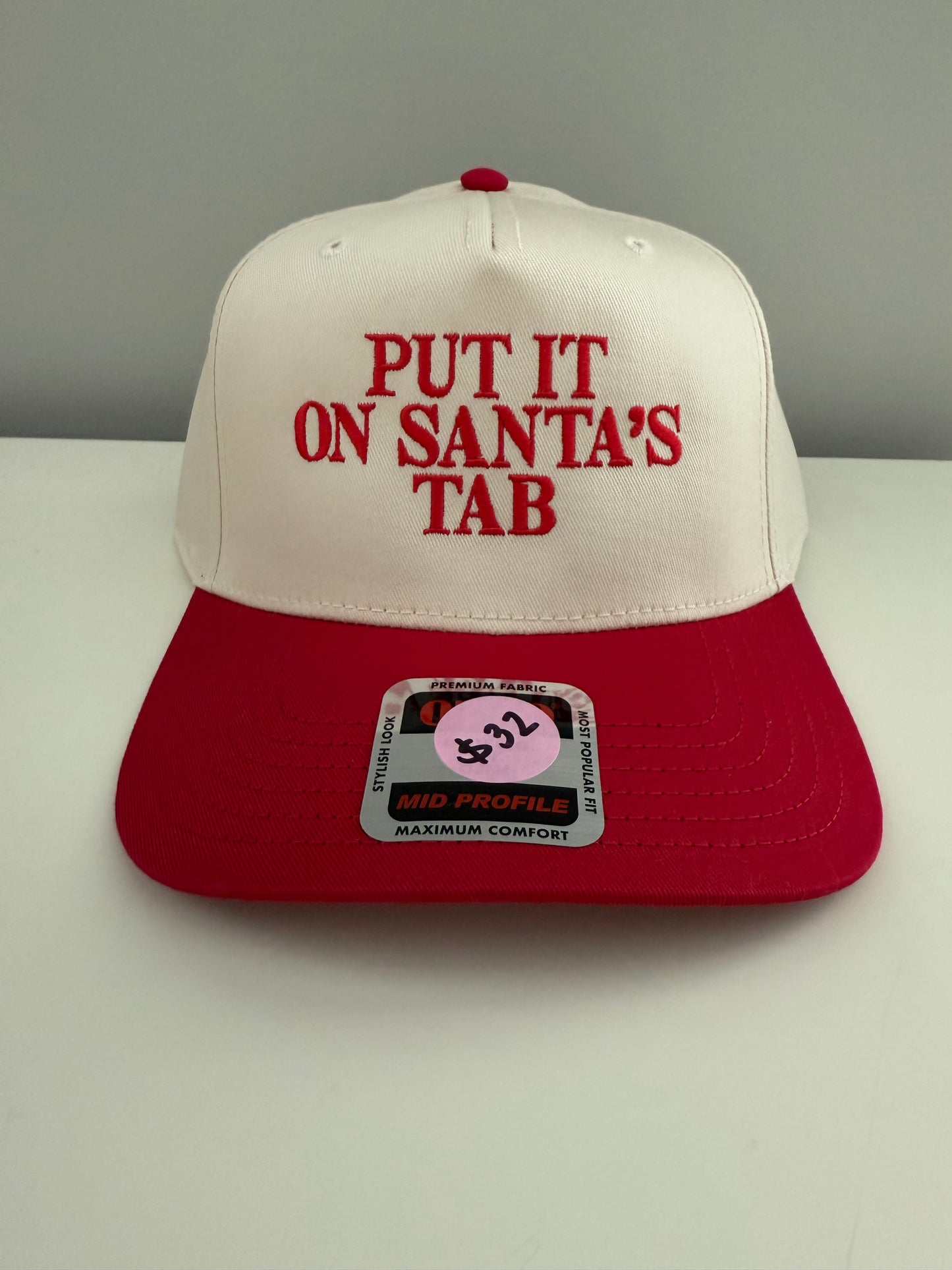 Put It On Santa’s Tab- Holiday Hat