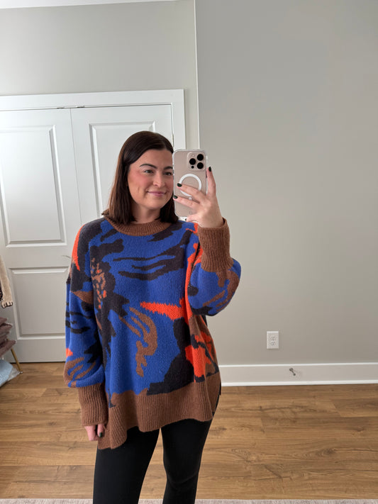 Funky Multi-Color Sweater