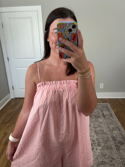 Kimberly Pin-Stripe Romper