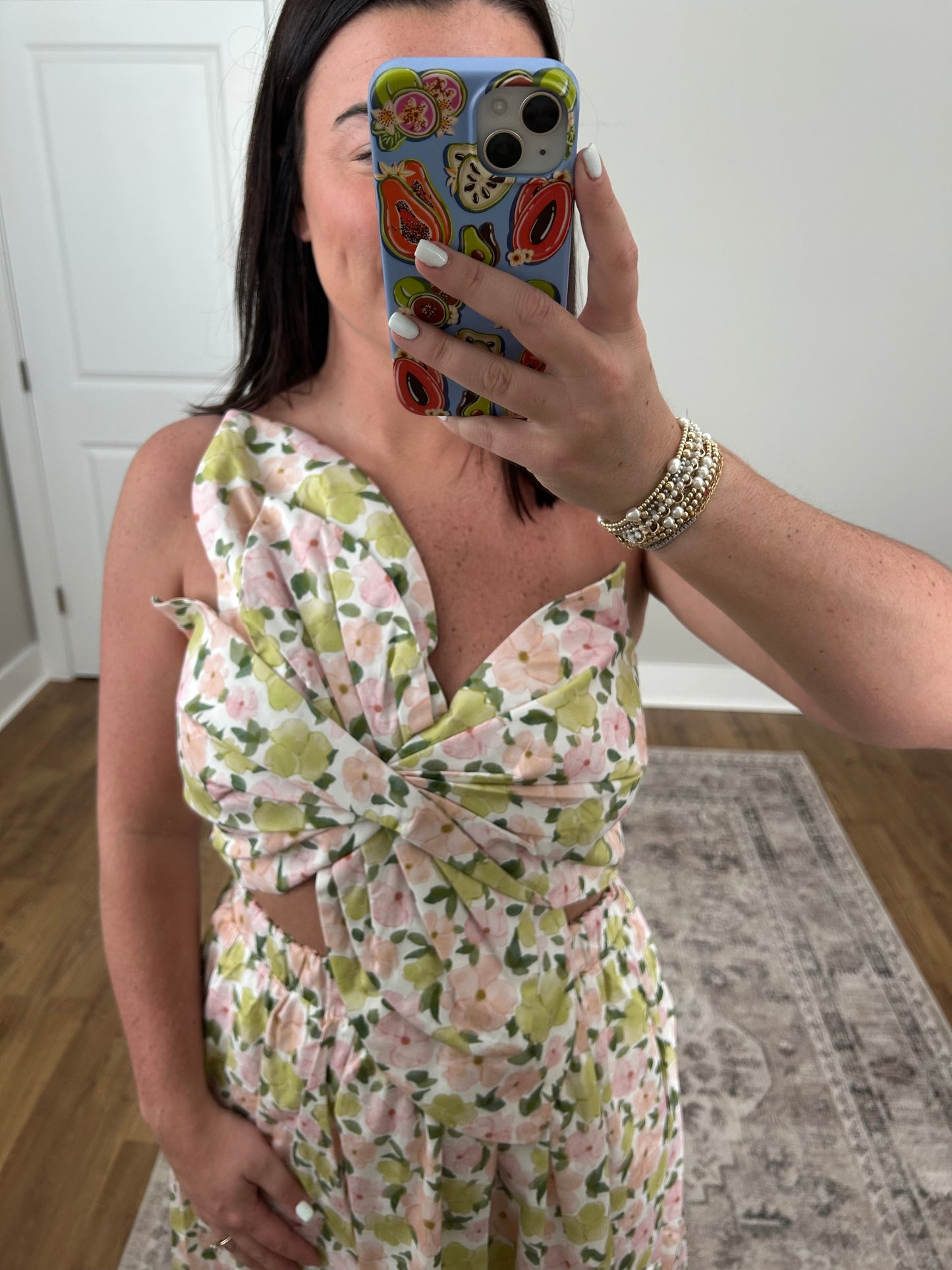 Knotted Bow Midi Dress