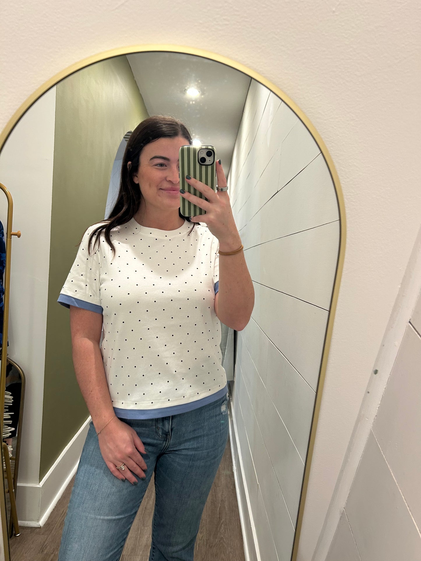 Something Blue Dot Tee