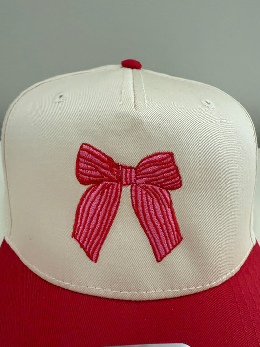 Bow Holiday Hat