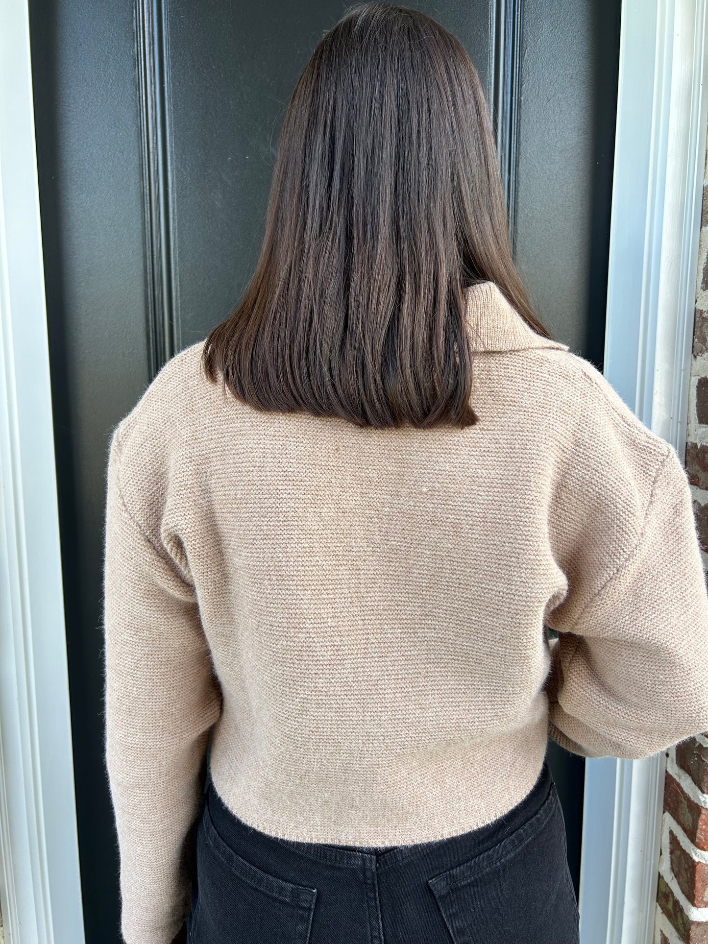 V-Neck Collar Sweater