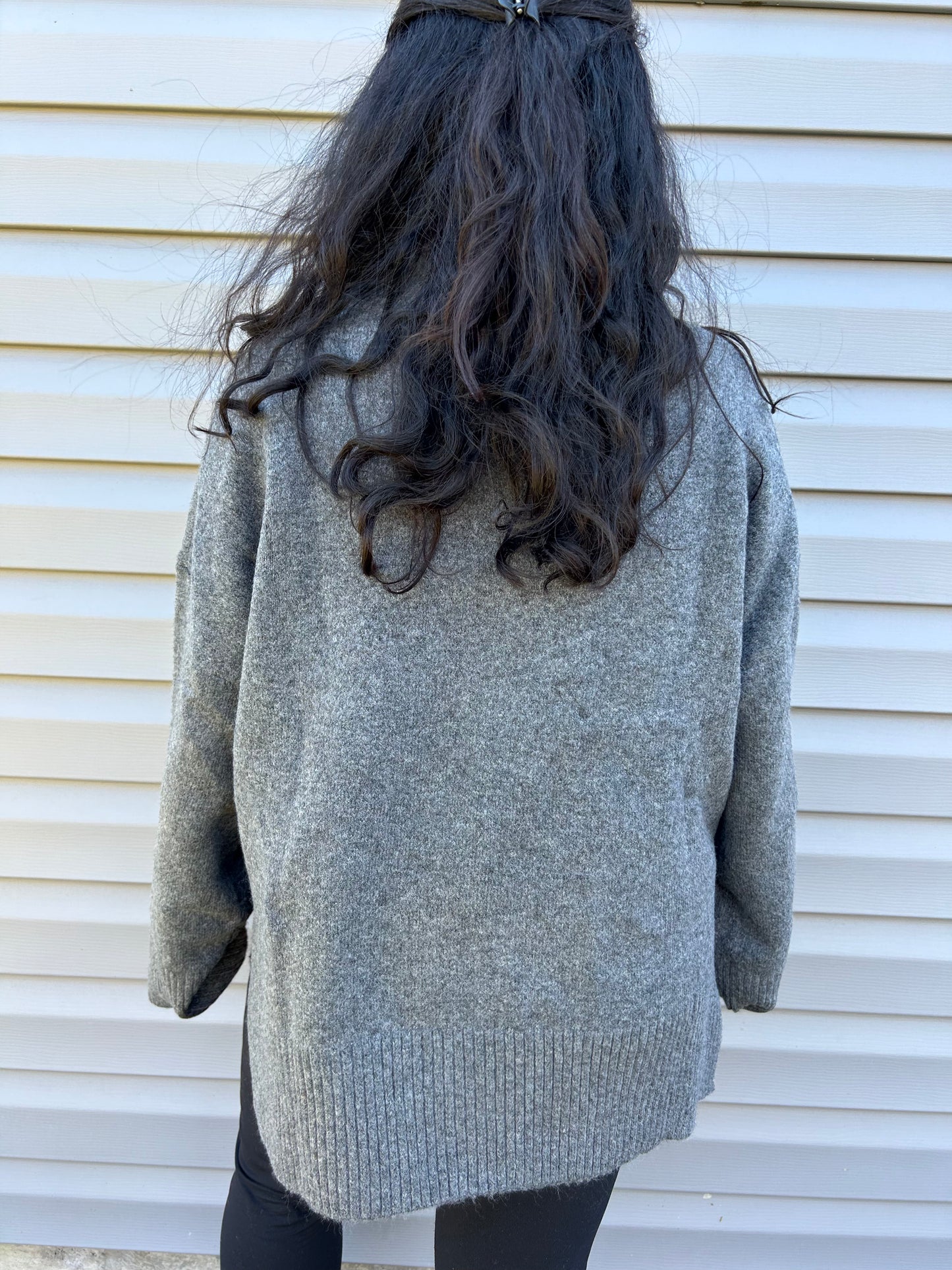 Oversized Charcoal Sweater